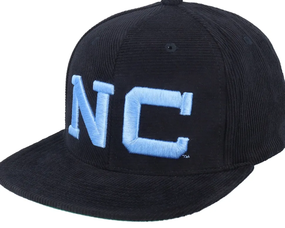 North Carolina Tar Heels All Directions Black Snapback - Mitchell & Ness