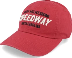 North Wilkesboro Washed Slouch Crimson Dad Cap - American Needle