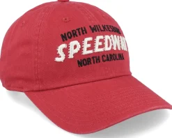 North Wilkesboro Washed Slouch Crimson Dad Cap - American Needle