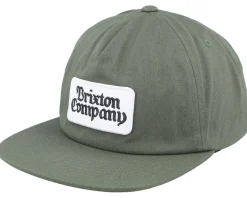 Norvell Dark Olive Snapback - Brixton