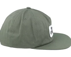 Norvell Dark Olive Snapback - Brixton