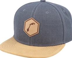 Norway Map Patch Dark Heather Grey/Suede Snapback - Iconic