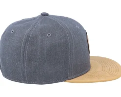 Norway Map Patch Dark Heather Grey/Suede Snapback - Iconic
