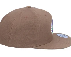 Not So Serious Joker Logo Brown Snapback - Iconic