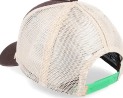 Nothing Club Heatdye-Dark Brown/White Trucker - Djinns