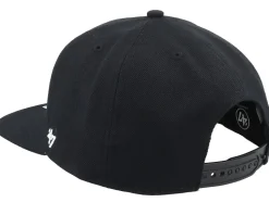 NY Yankees No Shot Black/White Snapback - 47 Brand
