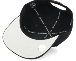 NY Yankees No Shot Black/White Snapback - 47 Brand