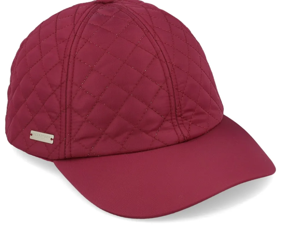 Nylon Baseballcap Red Adjustable - Seeberger