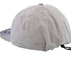 Nylon Cap Silver Fitted - Yupoong