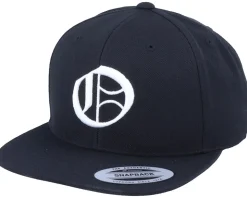 O Letter 3D Black Snapback - Iconic