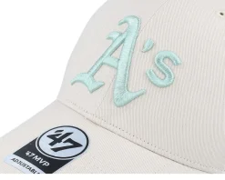 Oakland Athletics Ballpark Mesh Mvp Bone Trucker - 47 Brand