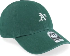 Oakland Athletics Base Runner Clean Up Dark Green Dad Cap - 47 Brand