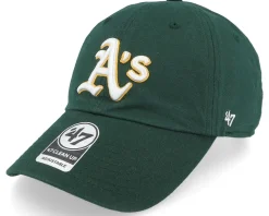 Oakland Athletics Clean Up Dark Green Dad Cap - 47 Brand