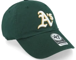Oakland Athletics Clean Up Dark Green Dad Cap - 47 Brand