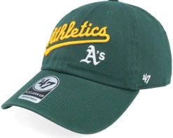 Oakland Athletics MLB 47 Clean Up Dark Green Dad Cap - 47 Brand