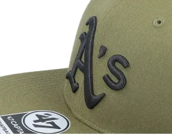 Oakland Athletics MLB Ballpark Camo Captain Sandalwood Snapback - 47 Brand