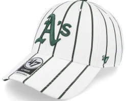 Oakland Athletics MLB Bird Cage Mvp White Adjustable - 47 Brand