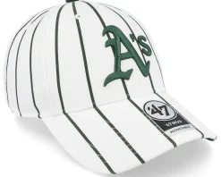 Oakland Athletics MLB Bird Cage Mvp White Adjustable - 47 Brand