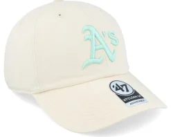 Oakland Athletics MLB Clean Up Natural Dad Cap - 47 Brand