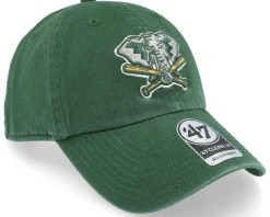 Oakland Athletics MLB Cooperstown Clean Up Dark Green Dad Cap - 47 Brand
