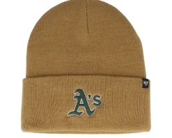 Oakland Athletics MLB Haymaker Camel Cuff - 47 Brand
