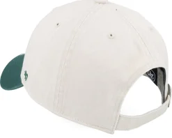 Oakland Athletics MLB Stand 47 Clean Up Bone/Dark Green Dad Cap - 47 Brand