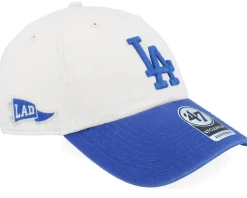 Oakland Athletics MLB Stand 47 Clean Up Bone/Dark Green Dad Cap - 47 Brand