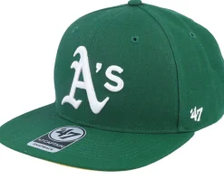 Oakland Athletics MLB Sure Shot Under 47 Captain Dark Green Snapback - 47 Brand