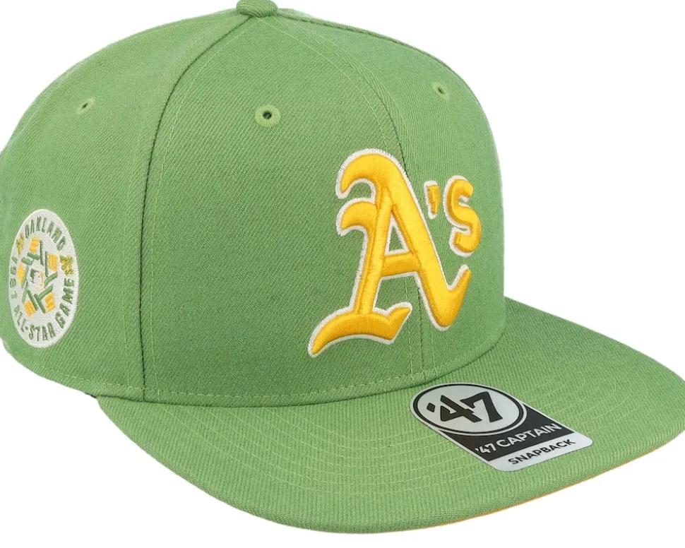 Oakland Athletics MLB Sure Shot Under 47 Captain Green Snapback - 47 Brand