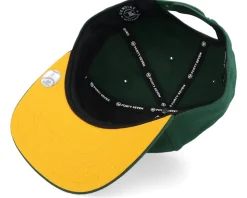 Oakland Athletics No Shot Script Under Captain Dark Green/Yellow Snapback - 47 Brand