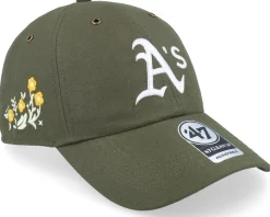 Oakland Athletics Petal Side Clean Up Sandalwood Dad Cap - 47 Brand