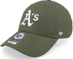 Oakland Athletics Petal Side Clean Up Sandalwood Dad Cap - 47 Brand
