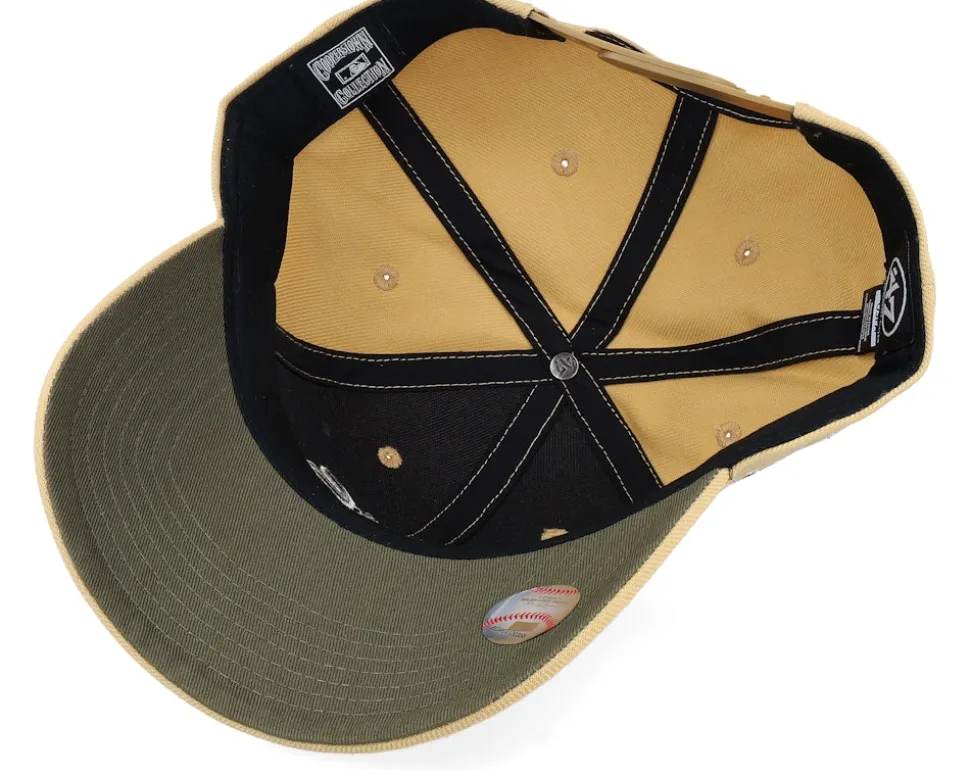 Oakland Athletics Sure Shot Snapback Mvp Light Tan Adjustable - 47 Brand