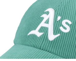 Oakland Athletics Wide Corduroy Clean Up Kelly Dad Cap - 47 Brand