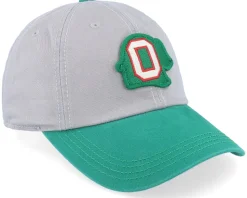 Oakland Oaks New Timer Slouch Gray & Kelly Dad Cap - American Needle