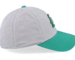 Oakland Oaks New Timer Slouch Gray & Kelly Dad Cap - American Needle