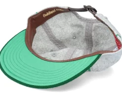 Oakland Oaks Statesman Grey & Dark Green Strapback - American Needle