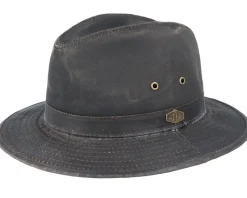 Oakwood Antique Cotton 6 Brown Hat - MJM Hats