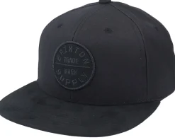Oath III Black/Black Snapback - Brixton