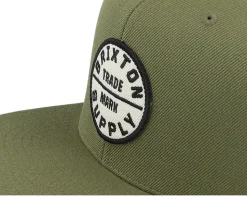 Oath III Olive Surplus/White Snapback - Brixton