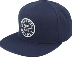 Oath III Washed Navy/Washed Navy Snapback - Brixton