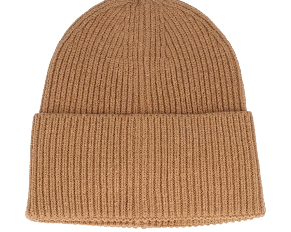 Oatmeal Oversized Cuff Blank Beanie - Beechfield