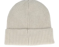 Oatmeal/Black Fashion Patch Cuff - Beechfield