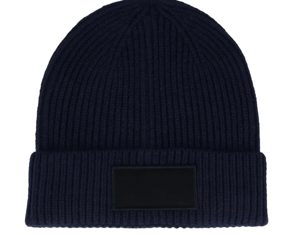 Oatmeal/Black Fashion Patch Cuff - Beechfield