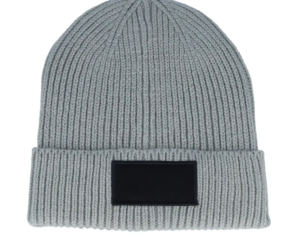 Oatmeal/Black Fashion Patch Cuff - Beechfield