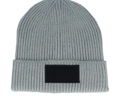 Oatmeal/Black Fashion Patch Cuff - Beechfield