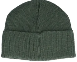 Ocean Knit Beanie Olive Cuff - Upfront