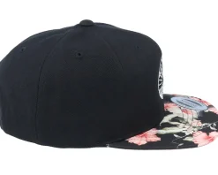 Ocean Sunset Black/Floral Snapback - Iconic