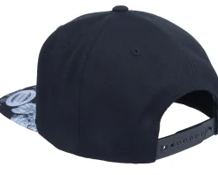 Ocean Sunset Geometric Black/Rose Grey Snapback - Iconic
