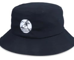 Ocean Sunset Logo Black Dad Cap - Abducted